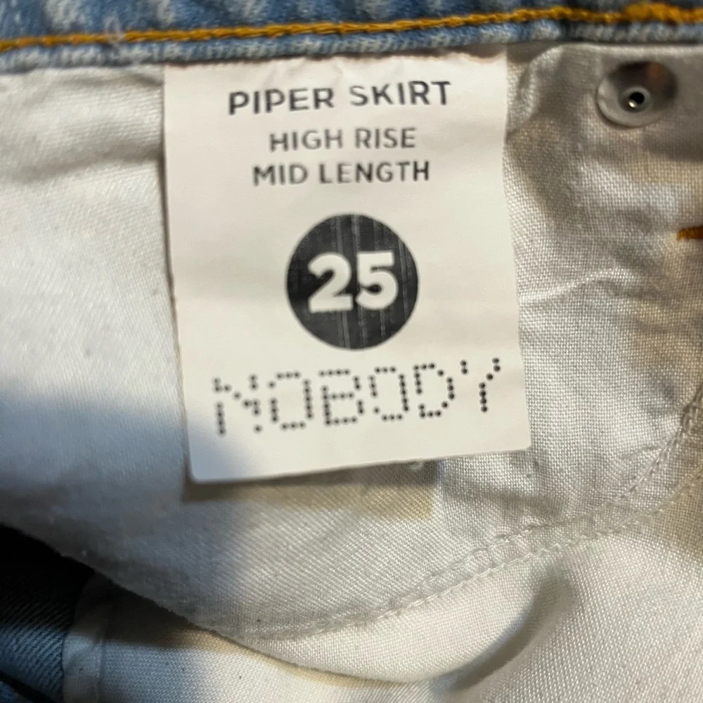 Nobody Denim artfully distressed